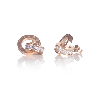 Earrings with Joined Rings - Hoop Earrings - Earrings for Women - Women Earrings Earrings Brother & Sisters